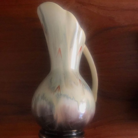 Rare,  Atomic MCM, German, Vintage,  Kermik vases, Lava effect. Mini pitchers - Picture 4 of 5